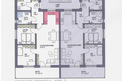 ERSTBEZUG Neubau QNG 40 Plus- 2 Wohnungen OG, 3- Zimmer Wohnung - Schwandorf