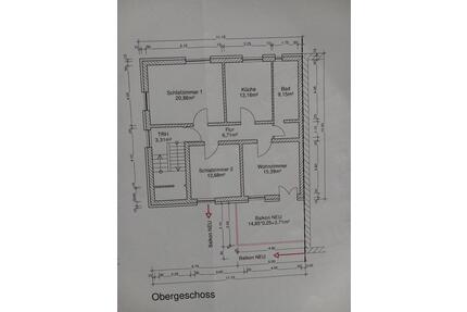 Wohnung 3ZKB zu vermieten Warmmiete 1000€ inkl.Heizung - Sankt Ingbert