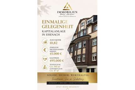 Haus zum Kaufen in Eisenach 495.000,00 € 545 m²