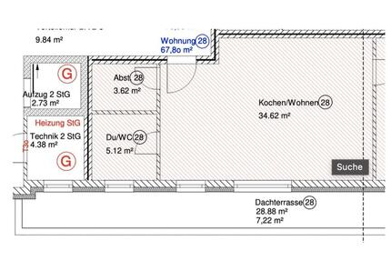 Kapitalanlage mit Zukunft – 2-Zi. Whg Dachterrasse + Stellplatz - Bremen Blockland