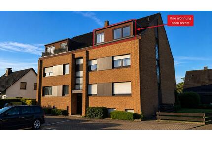 Lichtdurchflutete 3 Zimmer-Wohnung in Bünde: Große Dachterrasse!