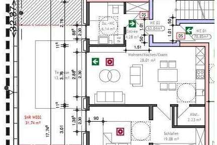 Wohnung zum Mieten in Jülich 820,00 € 63.04 m²