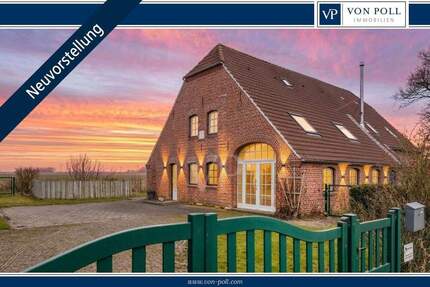 Großzügiges Landferienhaus mit Bauland und drei genehmigten Ferienwohnungen - Wangerland Friedrich Augustengroden