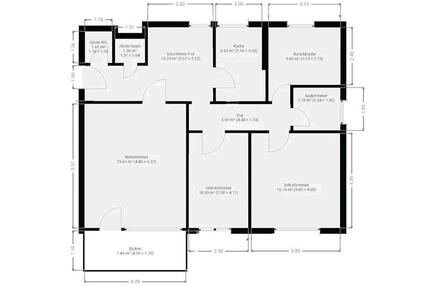 Große Wohnung in Dülmen - 200.000,00&nbsp;EUR Kaufpreis, ca.&nbsp; 94,00&nbsp;m&sup2; in Dülmen (PLZ: 48249)