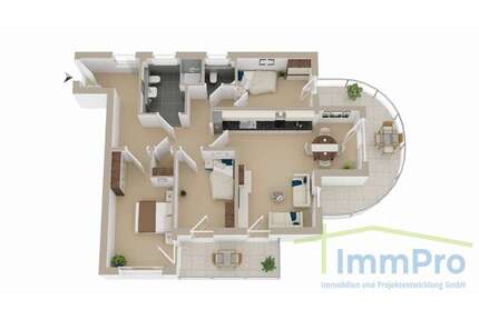 Wohnung zum Mieten in Ebhausen 1.260,00 € 107 m²