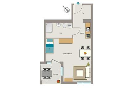 Bezugsfertige Wohnung - Einfach Möbel rein und Füße hoch! - Essen Frillendorf