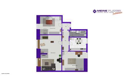 Wohnung zum Mieten in Wuppertal Arrenberg 695,00 € 90 m² - Wuppertal / Arrenberg