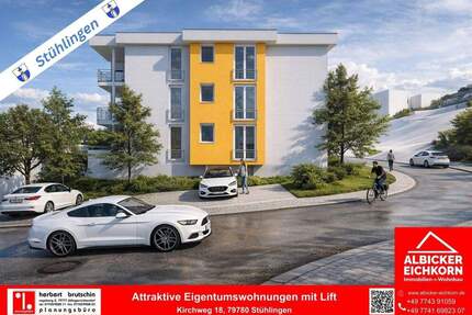 3 Zi. Dachgeschoss mit Balkon ca. 85 m²-Wohnung Nr. 5-Kirchweg 18-79780 Stühlingen-Neubau