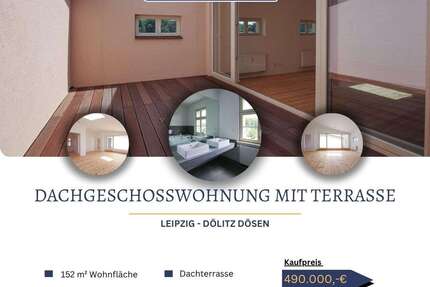 Wohnung zum Kaufen in Leipzig Dölitz-Dösen 490.000,00 € 152.48 m² - Leipzig / Dölitz-Dösen