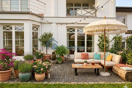 Individuelle Erdgeschosswohnung mit Einbauküche, Terrasse & Kamin - Güstrow