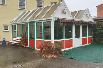 Eiscafé Milano gegenüber dem Krankenhaus - Demmin