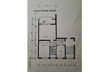 2 Zimmer Eigentumswohnung mit Balkon und Fenster im Bad - Hannover Linden-Limmer