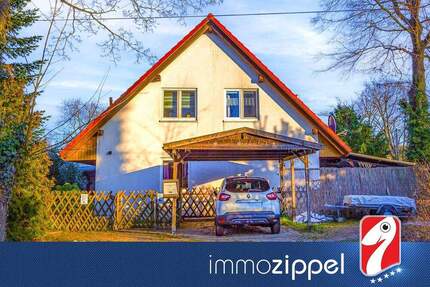 Massives EFH in Birkholzaue: Bj.2001, 5 Zi., Kü., 2 Bäder, Sauna, Kamin, Carport, 502 m² Grundstück - Bernau