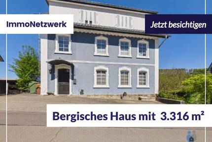 Gründerzeit-Juwel mit Weitblick - Ihr Familientraum auf 3.316 m² davon 800 m² Bauland ! - Gummersbach Hunstig