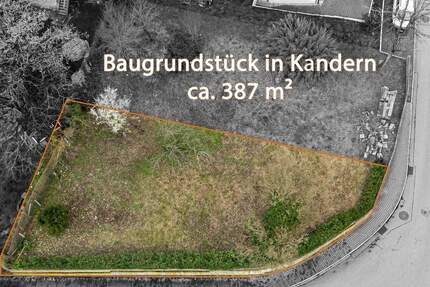 Grundstück mit freiem Blick über das Kandertal - Kandern