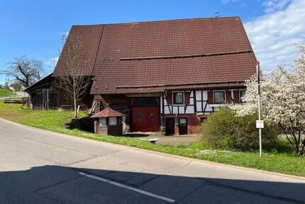 Bauernhaus mit Scheune und großem Grundstück - Waldachtal