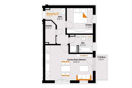 Wohnung zum Kaufen in Füssen 345.000,00 € 55.66 m²