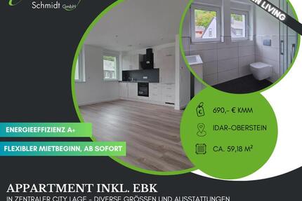 ***Stylisches 1,5 ZKB-Appartment, inkl. EBK, I-O, ab sofort frei!*** - Idar-Oberstein