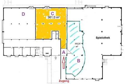 Halle in Weinheim 1.500,00 € 361 m²