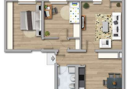 Wohnung zum Mieten in Merseburg 446,00 € 74.26 m²
