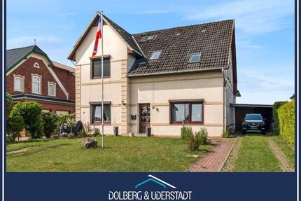 Gepflegtes Zweifamilienhaus mit Garten, Dachterrasse und zwei separaten Eingängen - Lüchow