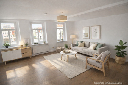 „Beste Innenstadtlage: 2-Zimmer-Wohnung im 1. Obergeschoss.“ - Borna