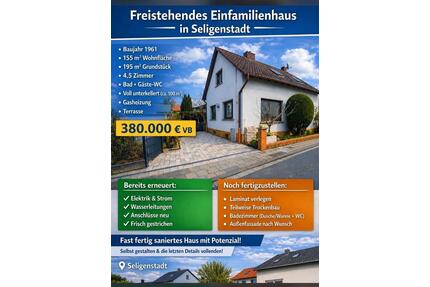 EFH top lage in seligenstadt - 380.000,00&nbsp;EUR Kaufpreis, ca.&nbsp; 155,00&nbsp;m&sup2; in Großkrotzenburg (PLZ: 63538)