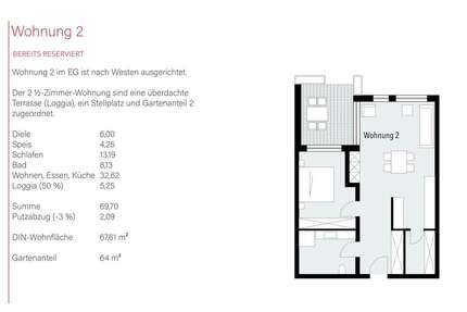 Wohnung zum Kaufen in Böbingen 275.500,00 € 67.61 m²