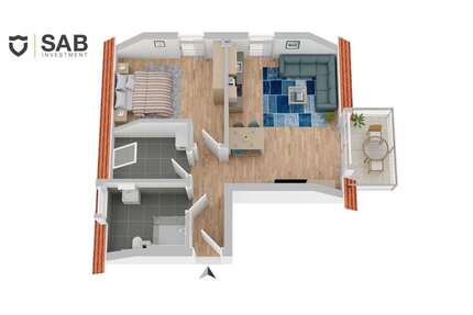 Wohnung zum Kaufen in Oldenburg 318.000,00 € 60 m²
