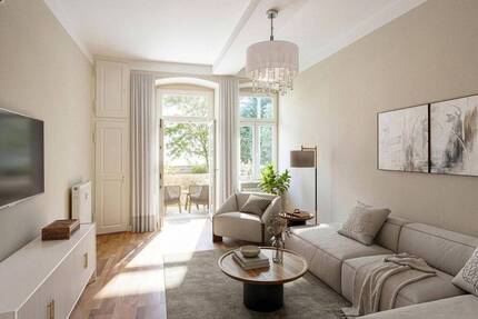 Elegante Altbauwohnung im Waldstraßenviertel - Erstbezug nach Sanierung - Provisionsfrei - Leipzig Zentrum-Nordwest
