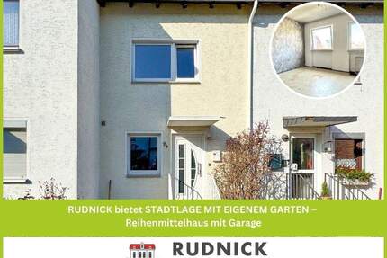 RUDNICK bietet STADTLAGE MIT EIGENEM GARTEN - Reihenmittelhaus mit Garage - Hannover Limmer