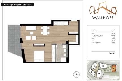 Wohnung zum Mieten in Ratingen 1.095,00 € 64.6 m²