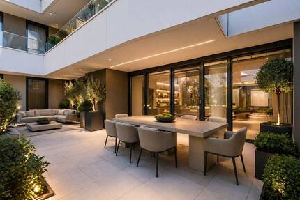 Fünf-Zimmer-Wohnung mit Lounge-Terrasse und moderner Ausstattung - Frankfurt am Main Bockenheim