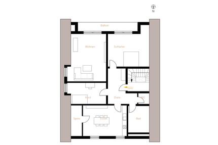 Großzügige Dachgeschosswohnung in zentraler Lage in Bittenbrunn - Neuburg an der Donau
