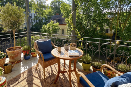Vermietete 6-Zimmer-Altbauwohnung im Waldstraßenviertel mit Balkon - Leipzig Zentrum-Nordwest