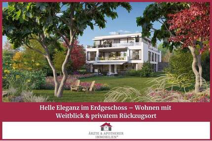 Helle Eleganz im Erdgeschoss - Wohnen mit Weitblick & privatem Rückzugsort - Hamburg Othmarschen