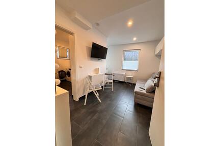 Microapartment ► mit Küche Bad Möbel Klimaanlage Waschmaschine Trockner TV Internet Parkplatz | voll möblierte Wohnung, ideal für Studenten zum Wohnen auf Zeit oder für Handwerker als Monteurzimmer - Birkenfeld