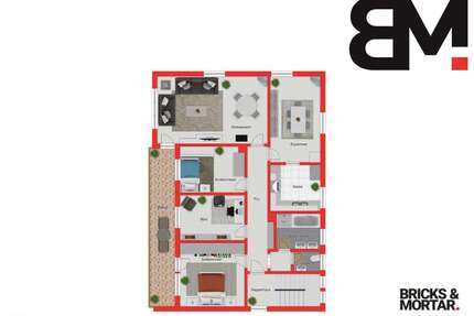 Wohnung zum Kaufen in Röfingen 299.000,00 € 117.3 m²