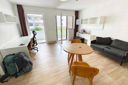 Möblierte 2-Zimmer-Wohnung mit Balkon in Heidelberg Bahnstadt