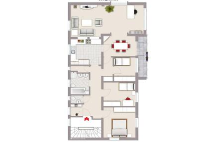 große 4,5 Whg. mit Garten in Illerbeuren - Kronburg