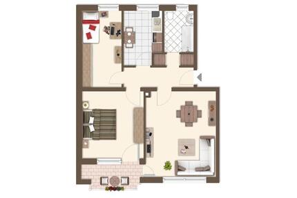 Eigentumswohnung 3 Zimmer - 185.000,00&nbsp;EUR Kaufpreis, ca.&nbsp; 73,42&nbsp;m&sup2; in Rothenburg ob der Tauber (PLZ: 91541)