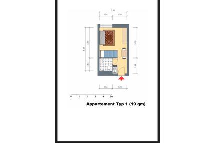 Schönes Studentenappartment 19 qm - Münster Gievenbeck