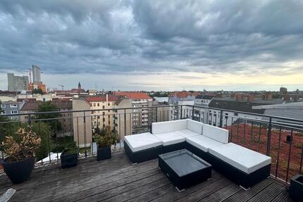 Zwichenmieten Voll möbliert Loft Berlin-Charlottenburg Terrasse
