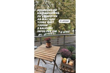 Wohnung im Kastanienweg - 1.200,00&nbsp;EUR Kaltmiete, ca.&nbsp; 120,00&nbsp;m&sup2; in Lippstadt (PLZ: 59555)