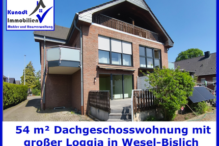 Wohnung zum Mieten in Wesel-Bislich 485,00 € 54 m²