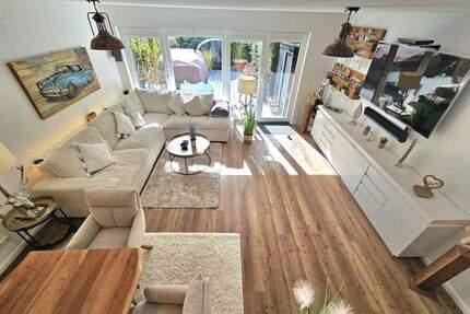 Lichtdurchflutete Terrassenwohnung im EG über zwei Ebenen im Alstertal - Hamburg Poppenbüttel