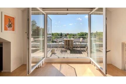 Moderne möblierte 3-Zimmer-Dachgeschosswohnung mit Weitblick - befristet auf 2 Jahre - Berg Aufkirchen