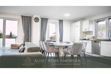 Langwedel | Moderne 3-Zimmer-Obergeschosswohnung mit Balkon und Stellplatz