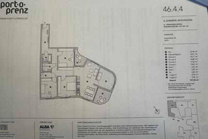 Luxuriöses 5-Zimmer Wohnung mit 2 Terasse und Parkplatz - Berlin Pankow
