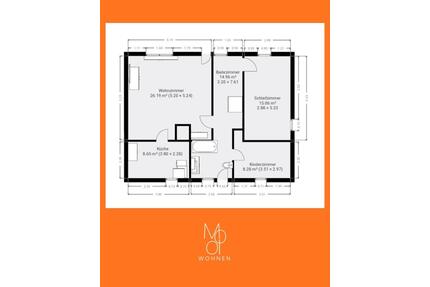 3-Zimmer-Wohnung in der Innenstadt von Bad Harzburg – 76 m²